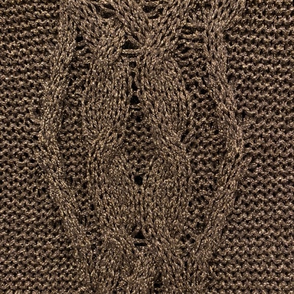 Gold Short Sleeve Sweater - Picture 3 of 10